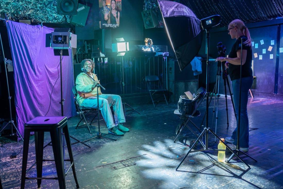 FORECAST Live, two cameras and a chair.